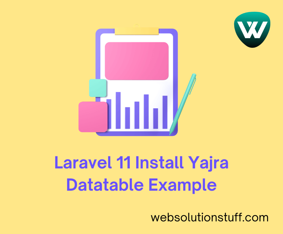Laravel 11 Install Yajra Datatable Example